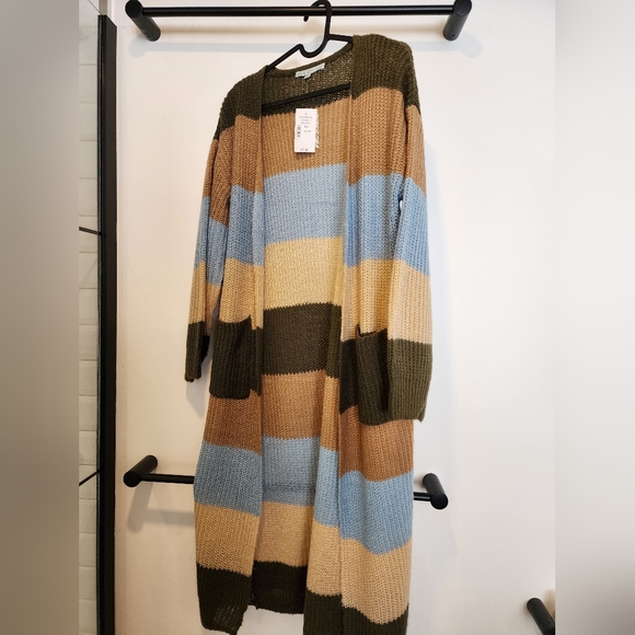 Cleo women's color block cardigan - Picture 1 of 2